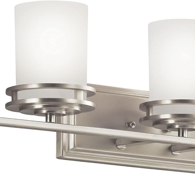 Kichler Hendrik 43" 5 Light Vanity Light with Light Umber Etched Glass Olde Bronze®