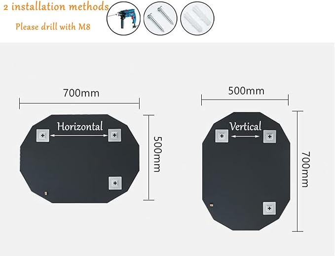 Single Beveled Edge Frameless Wall Mount Bathroom Vanity Mirror, 20” X 28”