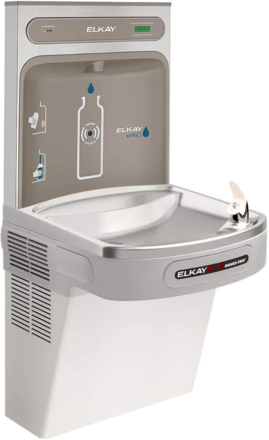 Elkay LZO8WSLK EZH2O Bottle Filling Station and Cooler, Light Gray Granite