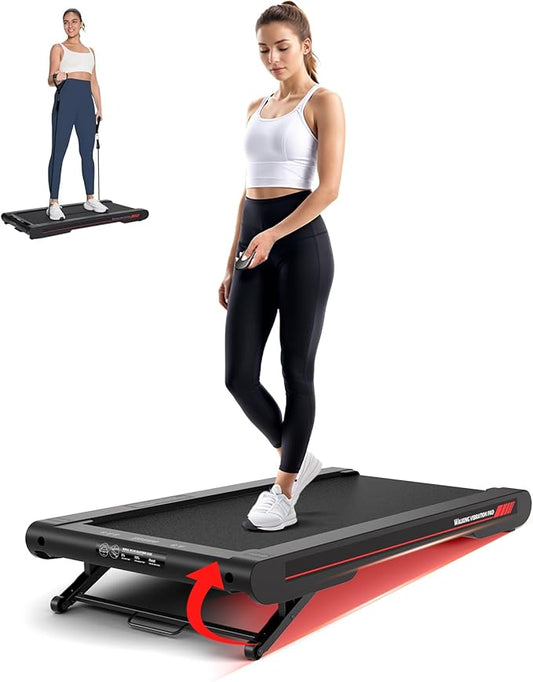 Walking Vibration Pad,Under Desk Treadmills for Home,4 in 1 Vibration Plate Exercise Machine,Portable Walking Pad with APP,350 Lb Capacity Multifunctional Treadmill Pro Max