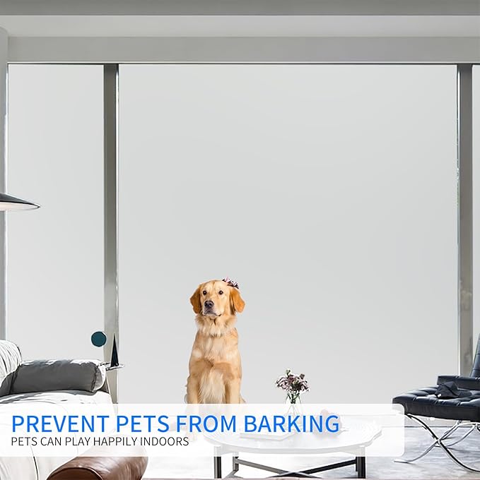 Window Privacy Film with Installation Tools, Static Cling, Anti UV, Heat Control, Ideal for Home Shower Office Glass Door (White Frosted, 17.5X118.1Inch)