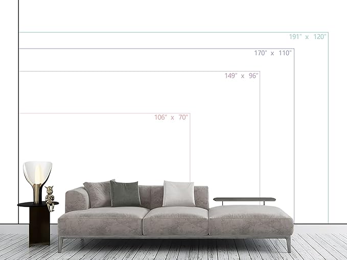 WFBHUA-Large Beach Scene Wallpaper Mural Dusk Waves Wall Murals for Bathroom Living Room Bedroom(Not Peel and Stick)