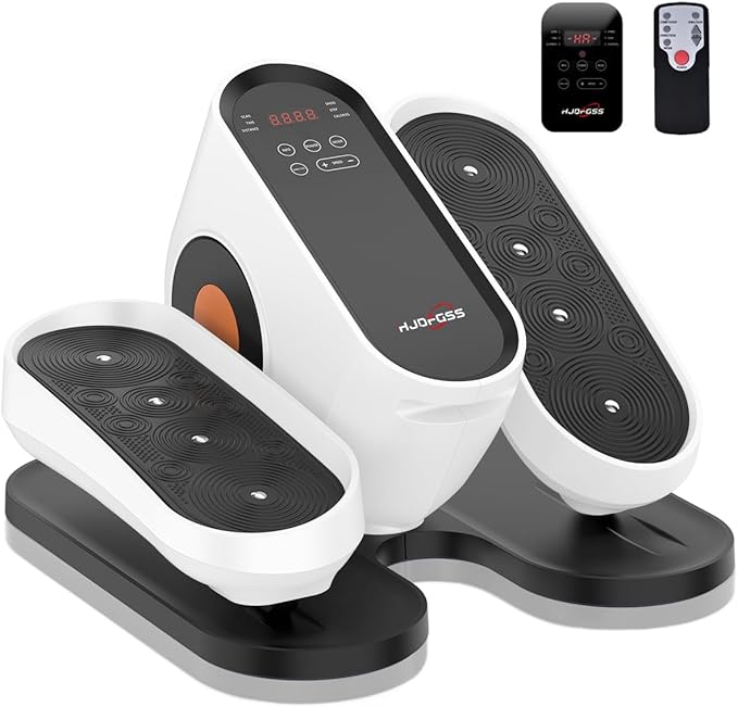 Under Desk Elliptical Machine, Electric Ellipse Leg Exerciser as Seen on Tv for Seniors with 10 Adjustable,Pedal Exerciser,Exercise Equipment for Home