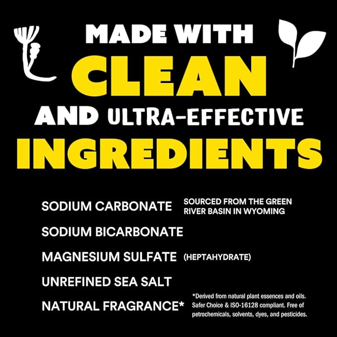 Molly's Suds Original Laundry Detergent Powder | Clean Laundry Detergent Powder for Sensitive Skin | Simple, Effective Ingredients, Stain Fighting | 120 Loads (Citrus Grove)