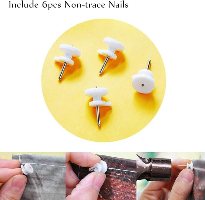 LB Fantasy Bookshelf Moon Tapestry, Trippy Tree and Vintage Library in Forest Wall Tapestry for Bedroom, Galaxy Cool Wall Art for Living Room Dorm Classroom Home Decor Ready to Hanging, 59 x 51 Inches