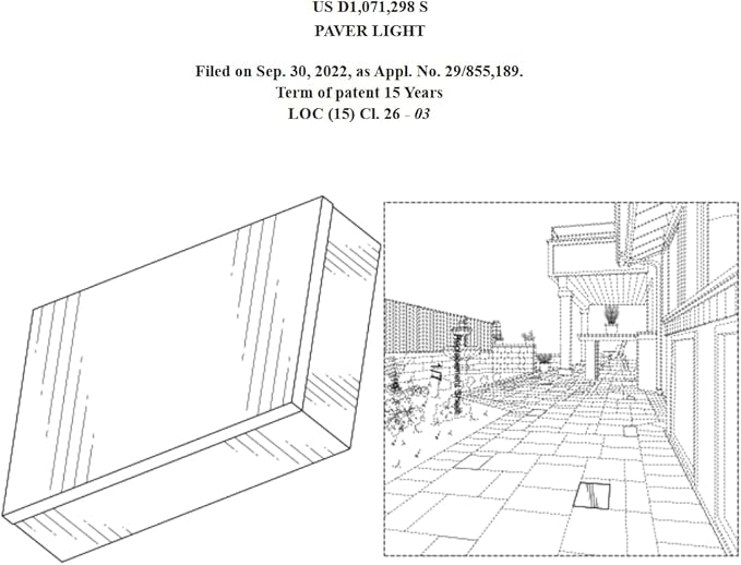 LUMENGY Paver Light 9×12 Inch (8.85 inch X 11.81 inch), Warm White Glare-Free Illumination for Driveways, Pathways, Pool Deck & Patios,12V AC/DC, Waterproof & Drive-Over Rated