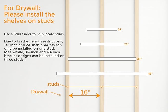 BAYKA Floating Shelves Set of 2, 22.5" Rustic Wood Wall Mounted Shelves for Bathroom, Bedroom, Living Room, Kitchen & Office, Hanging Display Shelf with 22 lbs Capacity (White)