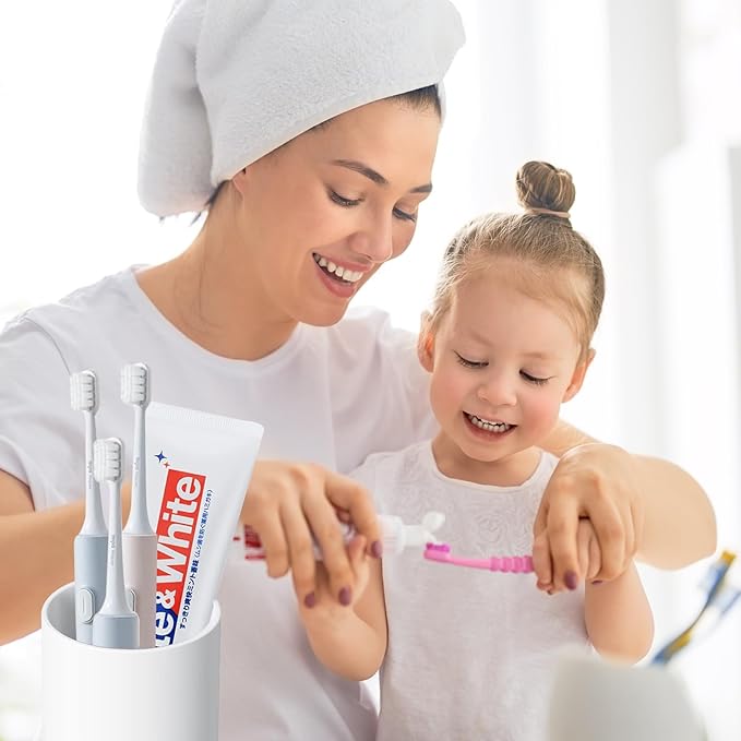 Toothbrush Holders for Bathrooms - 1 Cups Ceramic Toothbrush Toothpaste Holders, White Bathroom Tumbler Cups Reusable Toothbrush Mouthwash Cup, Bathroom Counter Organizer.