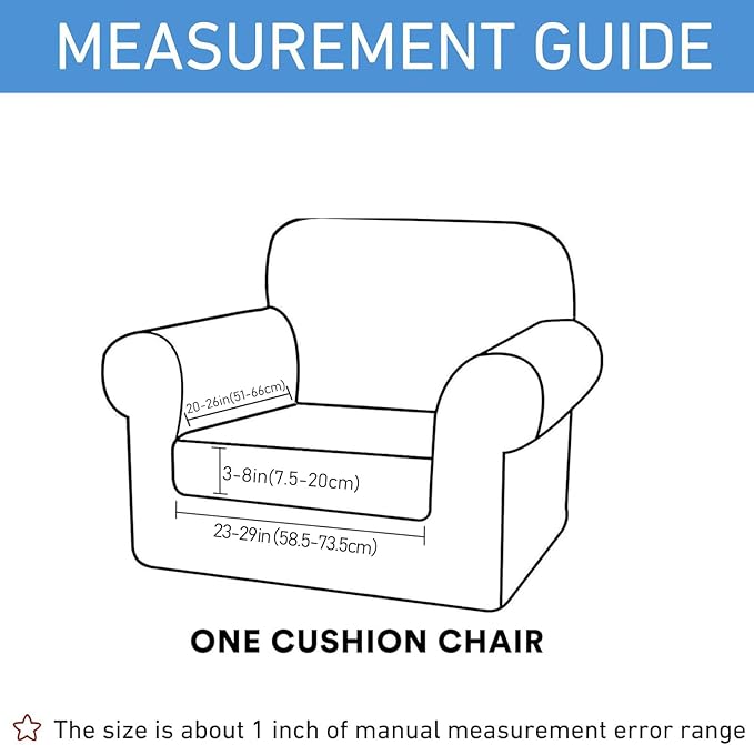 hyha Waterproof Couch Cushion Covers, Stretch Sofa Couch Seat Slipcover for Dog Washable, Non-Slip Waterproof Outdoor Cushion Covers for Patio Furniture Replacement (1 Piece for Small, Dark Grey)