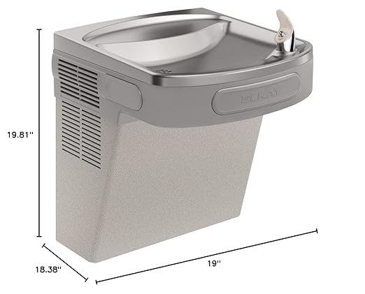 Elkay EZS8L ELKAY COMMERCIAL Wall Mount Cooler ADA Light Gray Granite