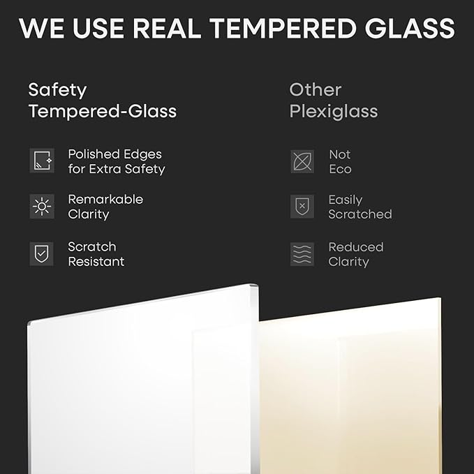 Homeforia White Picture Frames 5x7, High End Oak 5x7 Wooden Frame with Mat 4x6 Art, 5 x 7 White Wood Frames Matted to 4 x 6 inch Photo, 7by5 Wall or Tabletop Frame, Tempered Glass, Wall Kit, Set of 1