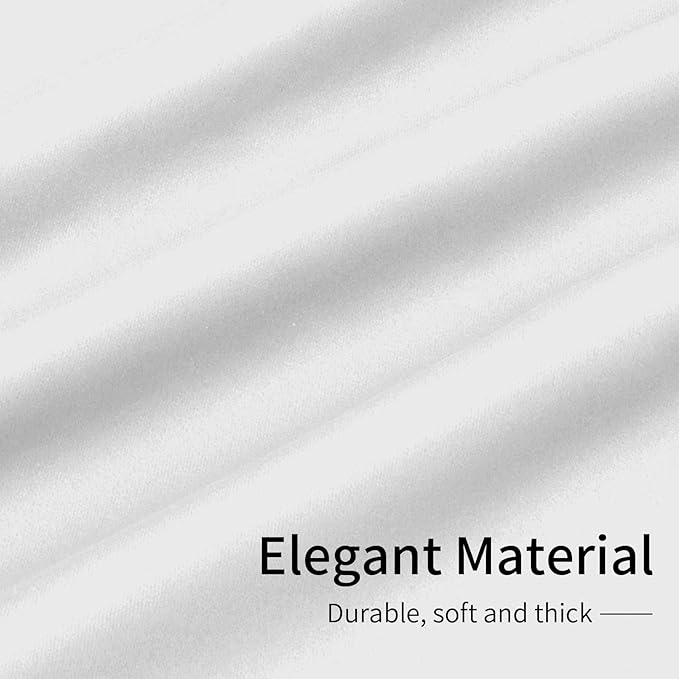 Easy-Going Blackout Door Curtains for Bedroom, Solid Thermal Insulated Grommet and Noise Reduction Window Drapes, Room Darkening Curtains for Living Room, 1 Panel (100x96 in, White)