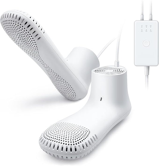 Shoe Dryer and Deodorizer -Enhanced Deodorising, Boot Dryer with Timer Shoes Socks Heater Boots Warmer, No Noise | Durable Wire | US Plug