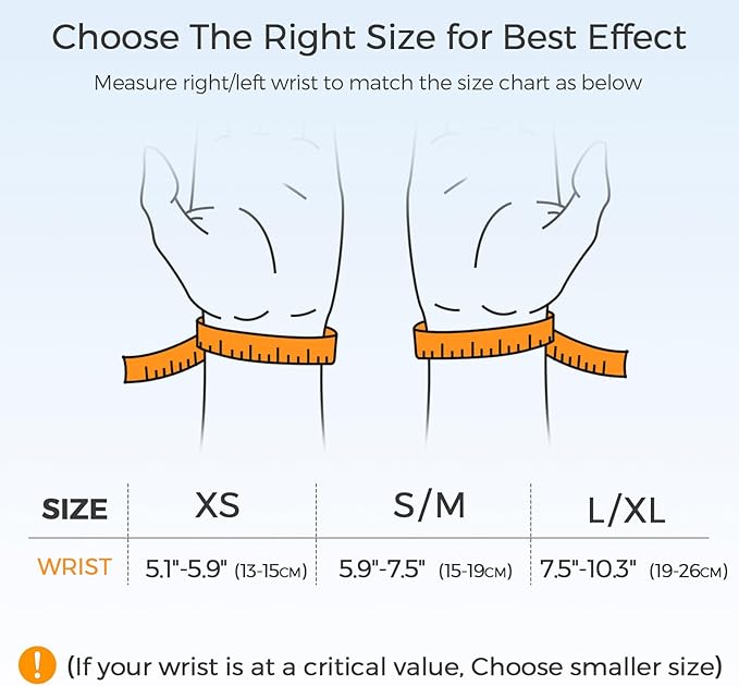 FREETOO Wrist Support Brace Left Hand for Tendonitis, Sprained Wrist, Pain Relief Wrist Splint for Carpal Tunnel, Arthritis, Fit Women and Men, Wrist Immobilizer for Sleeping (L/XL, Black/Pink)