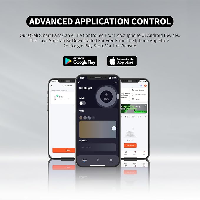 OKELI Smart 3-Light LED Pendant Lighting for Kitchen Island, 18W 1350LM Adjustable 3000K-6000K, Dimmable via TUYA App & Voice Control (Alexa/Google Home), Modern Crystal Bubble Pendant,Chrome Square