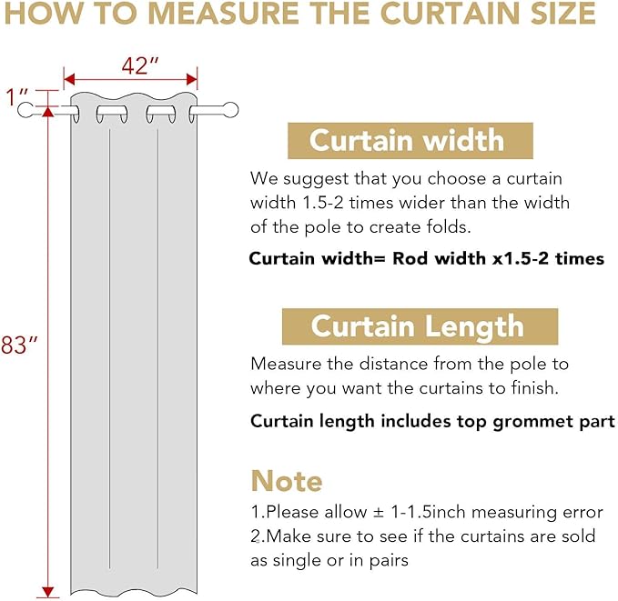 H.VERSAILTEX Blackout Curtains for Bedroom Thermal Insulated Room Darkening Living Room Curtains 84 Inch Long Grommet Privacy Protection Window Curtain Panels/Drapes for Nursery, 2 Panels, Olive