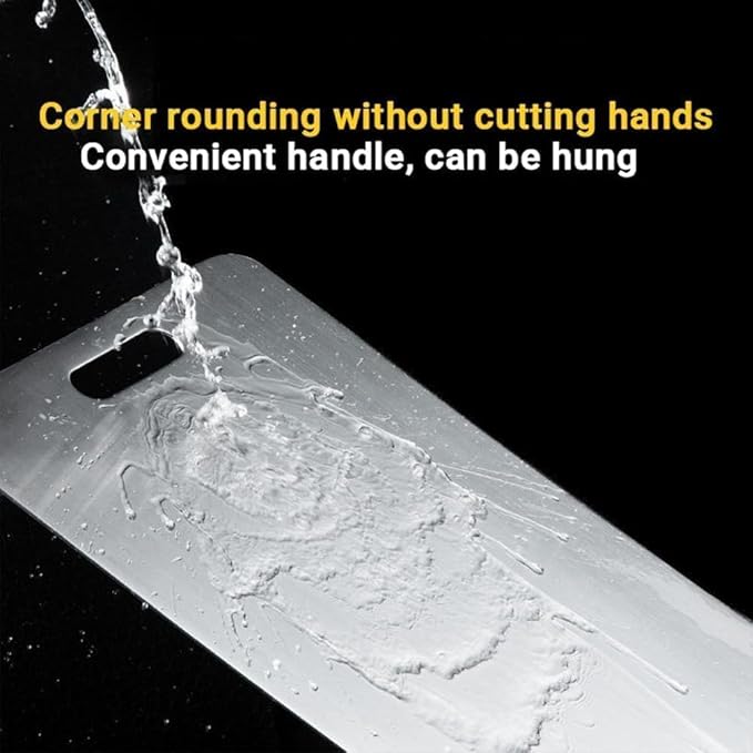 Titanium Cutting Board,100% Pure Titanium Cutting Boards for Kitchen, 2025 Double Sided Food-Grade Chopping Board for Cutting Meat Vegetable Fruit (12"L x 9"W)