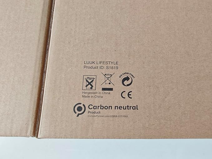 LUUK LIFESTYLE Silent Quartz Wall Clock, Nordic and Minimalist Design, Interior Decoration for Living Room, Kitchen, Bedroom, White and Gold