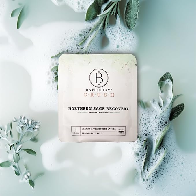 Bathorium Crush 8-Pack Signature Discovery Set, Luxury Bath Soaks, Dead Sea Salt, Epsom Salt, pH Balanced for Women, Gift Set, Each Soak is 4 oz