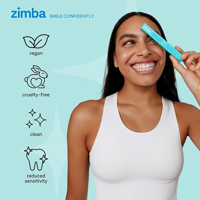New Zimba Whitening On-The-go Kit | Cordless LED Accelerator Light and Whitening Pen