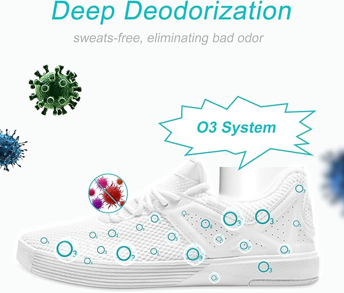 Shoe Dryer and Deodorizer with Timer - Shoes Boots Socks Gloves Dryer Warmer, Adult-Foot-Shaped | No Noise | Strong Wire | US Plug (PM20)
