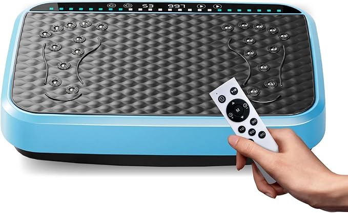 Vibration Plate Fitness Platform Whole Body Exercise Machine with 120 Speed Levels, Lymphatic Drainage, Fat Burning, and Weight Loss, Perfect for Women, Men, and Home Gym Exercise
