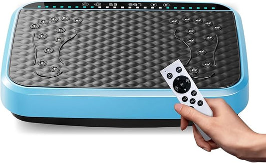 Vibration Plate Fitness Platform Whole Body Exercise Machine with 120 Speed Levels, Lymphatic Drainage, Fat Burning, and Weight Loss, Perfect for Women, Men, and Home Gym Exercise