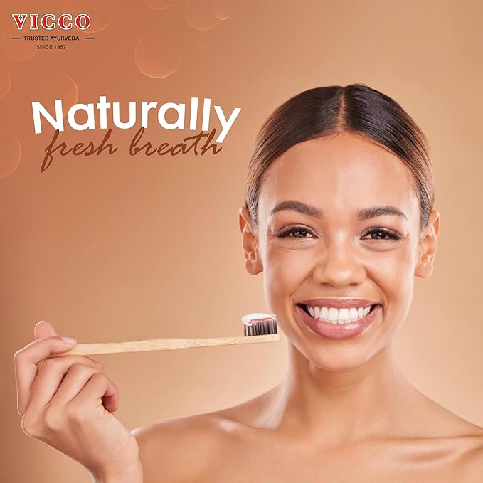 Vicco Vajradanti Ayurvedic Herbal Toothpaste by Vicco – 70 Year Legacy of Ayurveda, Cinnamon Flavour, with 18 Ayurvedic Herbs & Barks, 100% Natural, Vegan, Fluoride-Free & Cruelty-Free – 7 oz (3 Pack)