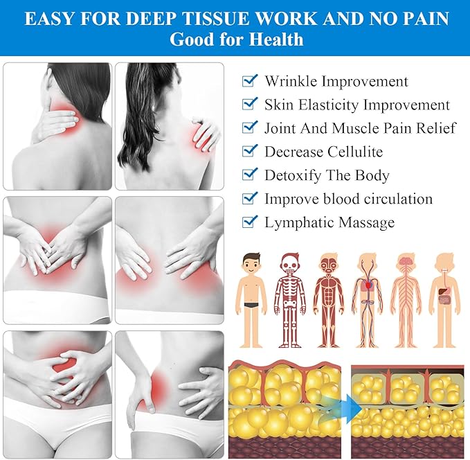 Silicone Cupping Therapy Sets, Cupping Kit for Massage Therapy,Anti Cellulite Cup, for Cellulite Reduction Joint Pain Muscle Pain