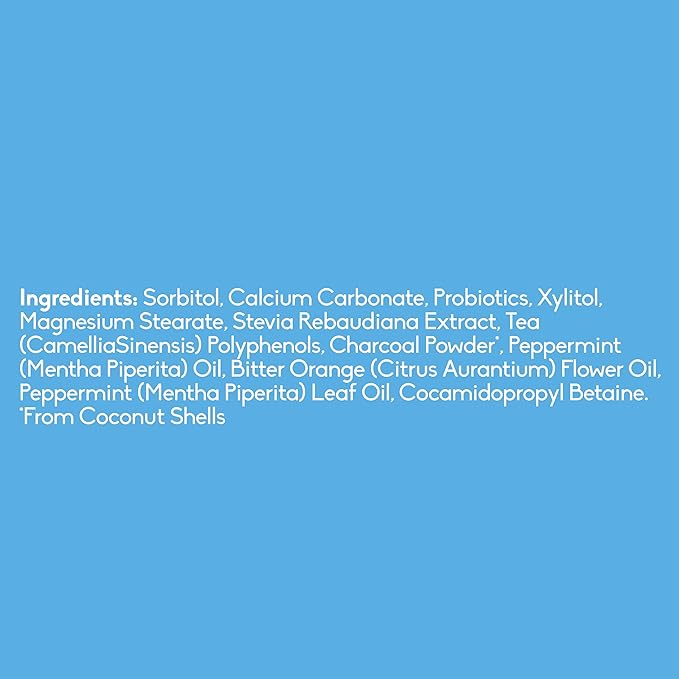 The Humble Co. Charcoal Powder Toothpaste Tablets Fluoride-Free, 3pk - Anticavity, Fluoride Free Toothpaste Dental Tablets with Natural Ingredients, Dentist Developed Formula (Charcoal, 3 Pk)