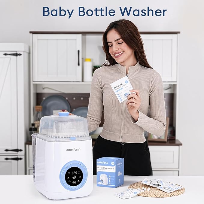 300 Professional Deep Cleaning Detergent Tablets for All Baby Bottle Washers, Washer Tablets for Bottle Washer and Sterilizer and Dryer, Easy to Use