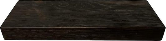 joelsantiques 18 Inch Wooden Floating Shelves for Wall - 18x6x2 in - Made of Natural Wood - Short Heavy Duty Rustic Wall Shelves for Bedroom - Perfect for Bathroom, Kitchen - Mocha