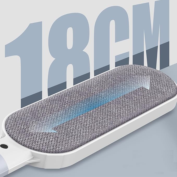 Self-Cleaning Pet Hair Remover for Laundry, Dog Hair Remover, Cat Hair Remover, Pet Lint Roller Brush, Reusable Cleaner Brush, Lint Brush for Clothes, Pet Lint Brush B (Gray)