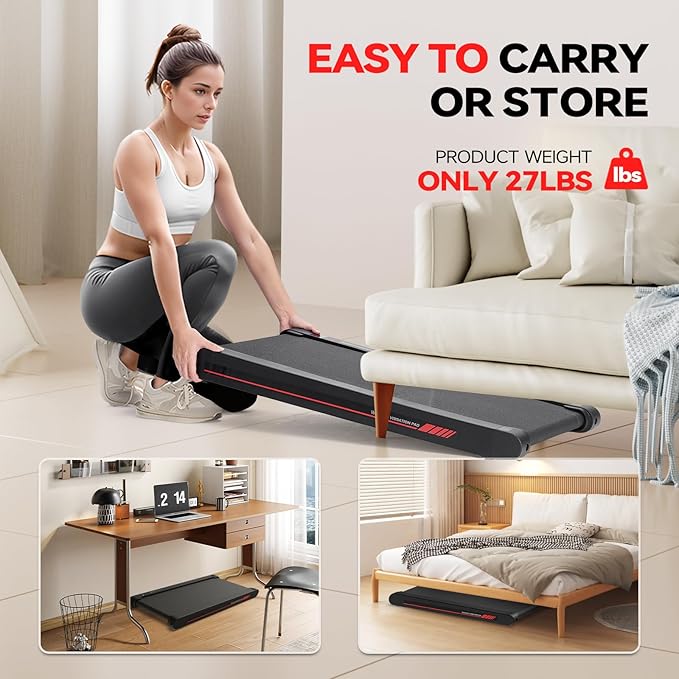 Walking Vibration Pad,Under Desk Treadmills for Home,4 in 1 Vibration Plate Exercise Machine,Portable Walking Pad with APP,350 Lb Capacity Multifunctional Treadmill Pro Max