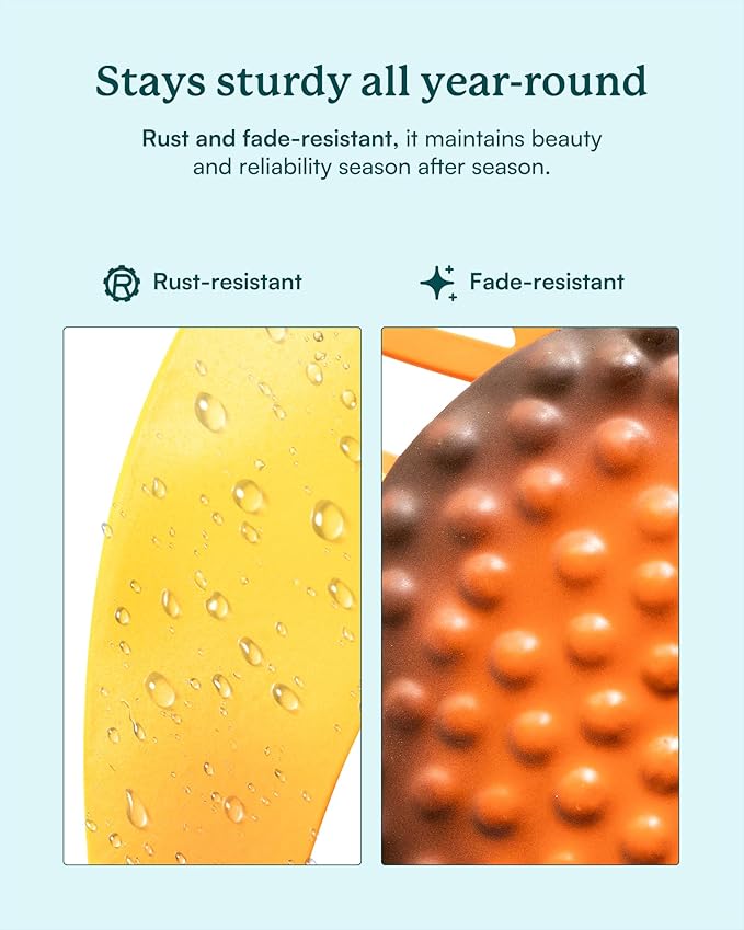 Floral Yard Garden Wind Spinners - Kinetic Outdoor Metal Wind Spinners, Lawn Yard Garden Decor, Birthday Gifts for Women(Sunflower)