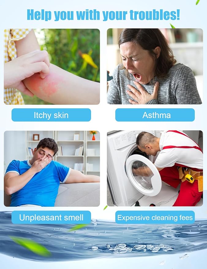 Washing Machine Cleaner Tablet : 12pack/6 Month Supply, washer cleaner table for laundry,top loader,front load or HE washing machine, effective deep cleaner, descaler, remover(Lavender)