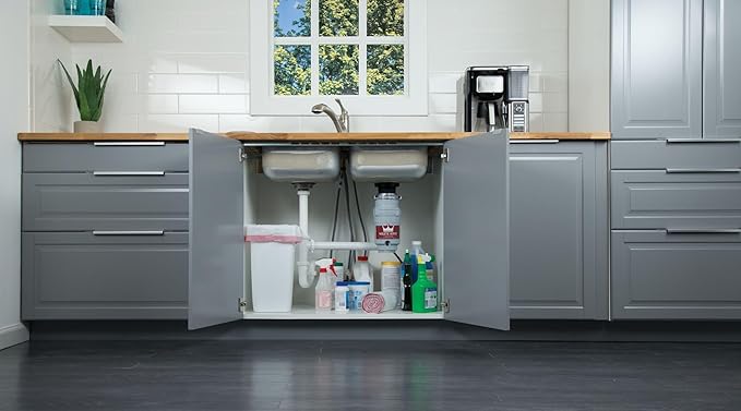 Waste King Garbage Disposal for Kitchen Sink with Power Cord, L-1001