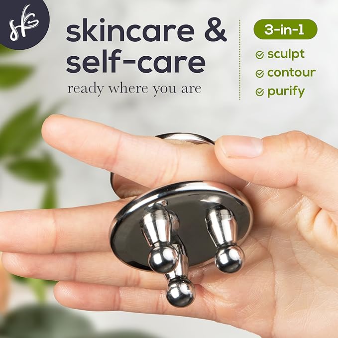 Kairetool Face & Body Massager, Lymphatic Drainage, Deep Tissue Massage, Pressure Point Therapy for Depuffing and Debloating, Fascia and Myofascial Release, Reduces Look of Cellulite, Matte
