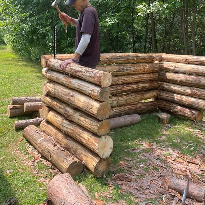 Rebar Stakes 16 Inch 20 Pack Heavy Duty Ground Anchors with Chisel Point End Long Straight Steel Tent Stakes 3/8" Thickness Metal Spikes Black Coated for Concrete Timber Camping Garden Plant