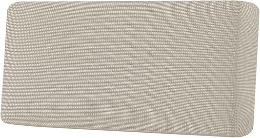 H.VERSAILTEX Super Stretch Individual Seat Cushion Covers Sofa Covers Couch Cushion Covers Slipcover Sets Thick Jacquard Textured Twill Fabric (1 Piece Sofa Cushion Cover, Island Fossi)