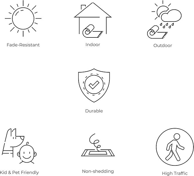 JONATHAN Y Vintage Filigree Indoor Outdoor Area Rug 3X5 Fuchsia/Light Gray, Charleston Textured Weave for Backyard, Patio, Porch, Easy-Cleaning, High Traffic, Pet-Friendly, Non-Shedding (SMB106J-3)