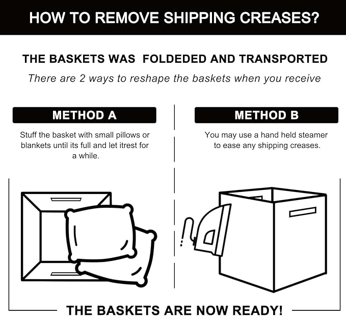 OIAHOMY Storage Cubes 11 Inch Storage Bins-3-Pack, Cotton Rope Woven Baskets for Organizing, Square Storage Baskets for Shelves Organizer, Classroom, Kids Toy Bins, Closet, Baby Nursery-Black