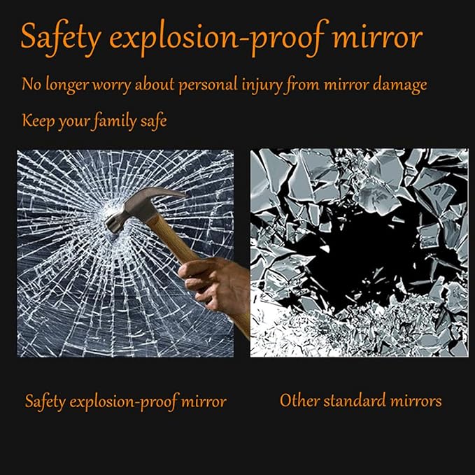 Single Beveled Edge Frameless Wall Mount Bathroom Vanity Mirror, 20” X 28”