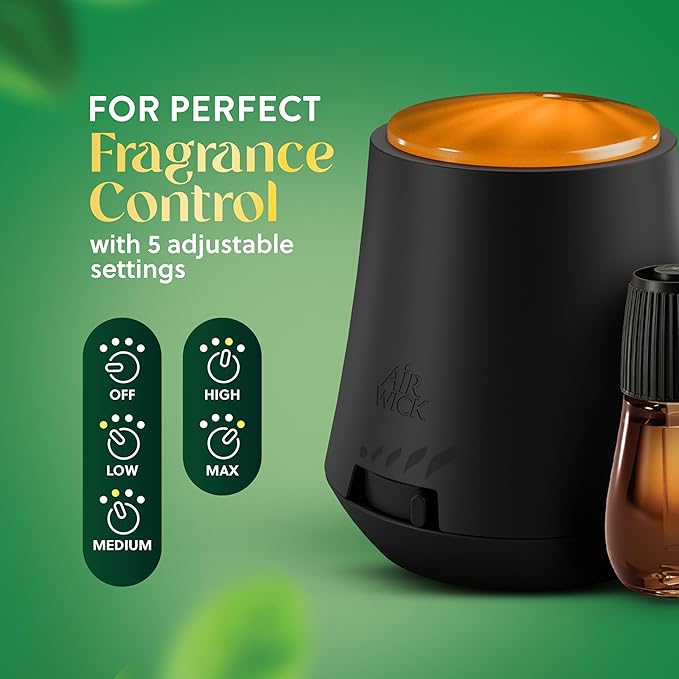 Air Wick Essential Mist Starter Kit, Diffuser + 1 Refill, Lavender and Almond Blossom, Air Freshener, Essential Oils