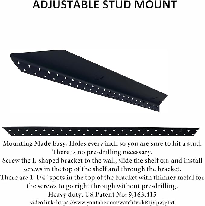 joelsantiques 72 Inch Wooden Floating Shelves for Wall - 72x6x2 in - Made of Natural Wood - Short Heavy Duty Rustic Wall Shelves for Bedroom - Perfect for Bathroom, Kitchen - Beige