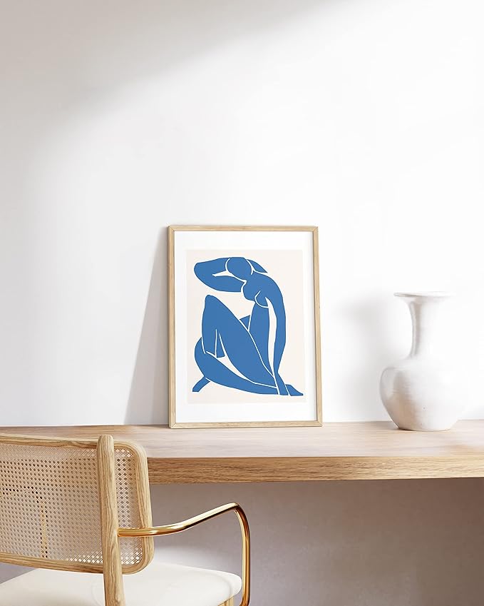 HAUS AND HUES Beige Oak Wood 12x16 Picture Frame - Modern Wood Wall Art Display - Lightweight 12x16 Frame for Art Prints, Photos, Posters - Ready-to-Hang Vertically & Horizontally