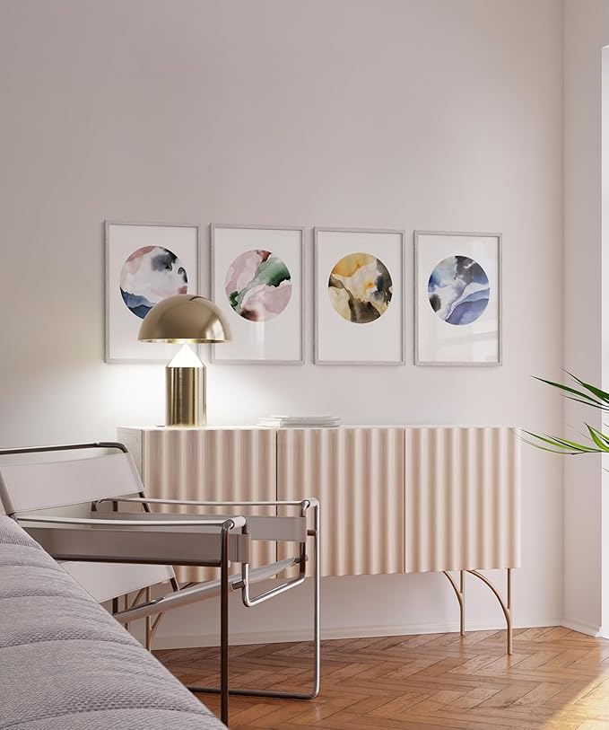 HAUS AND HUES Standalone White Oak Frame Set of 4-18x24