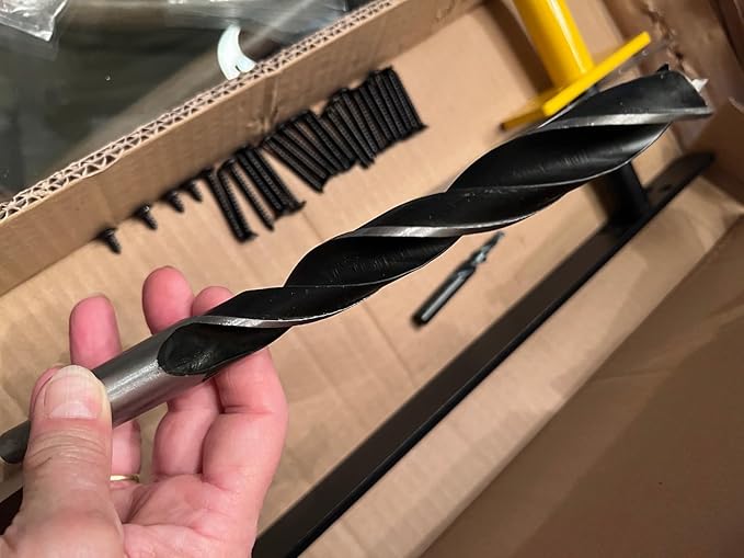 Heavy-Duty Floating Shelf Bracket, Hidden Shelf Bracket for Fireplace Mantel and Shelves, if Installed on Studs, max-Load of 210 pounds, 38 inches, (with Premium Build kit)