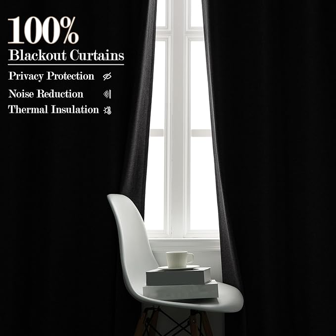 Full Blackout Privacy Curtains, 240 Inch Extra Wide Linen Blend Drapes, Pinch Pleat Window Drapery for Room Divider Storage/Space Room Separation, 1 Panel, W 240" x L 102", Natural Grey