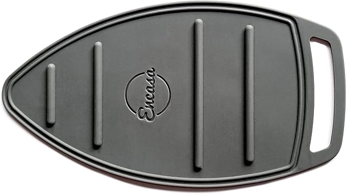 Encasa XO Silicon Mat for Hot Iron Rest - Heat Resistant, Anti - Slip, Thicker Pad for Protecting Your Table During Ironing, Non-Burning, Machine Washable, Durable - Grey
